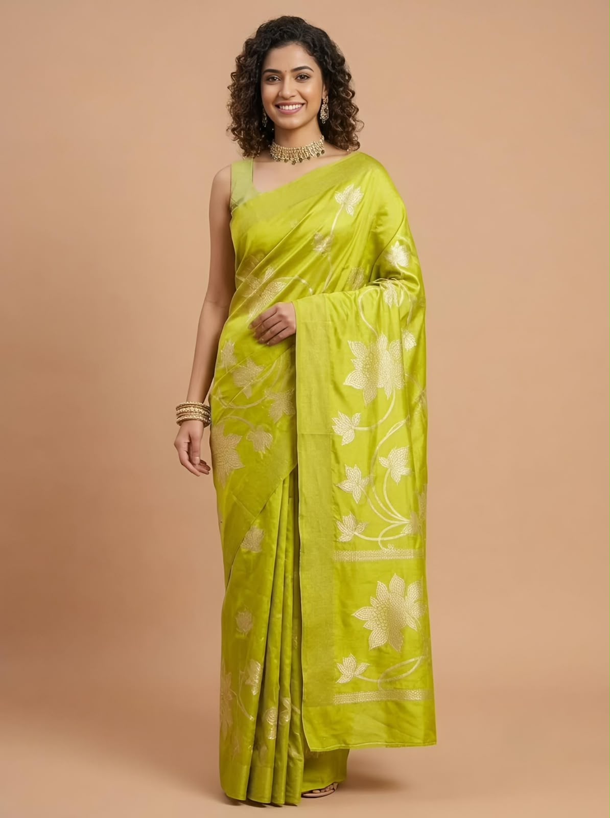 Driti-Banarasi Viscose Silk Saree