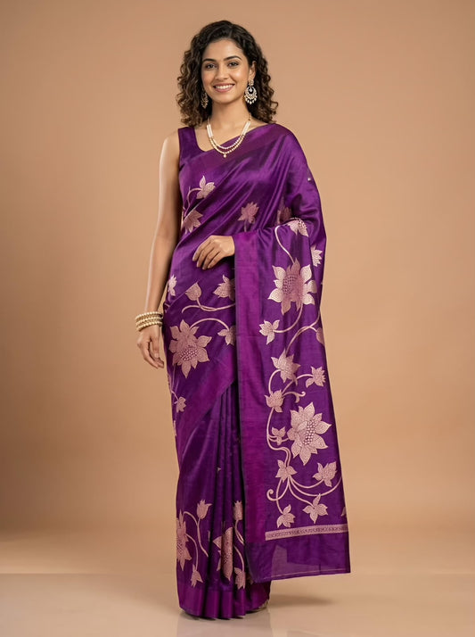 Vanya-Banarasi Viscose Silk Saree