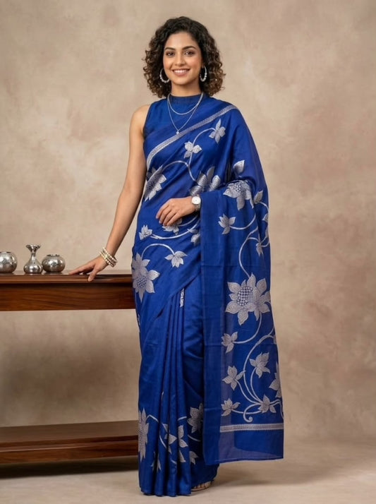 Taanviya-Banarasi Viscose Silk  Saree