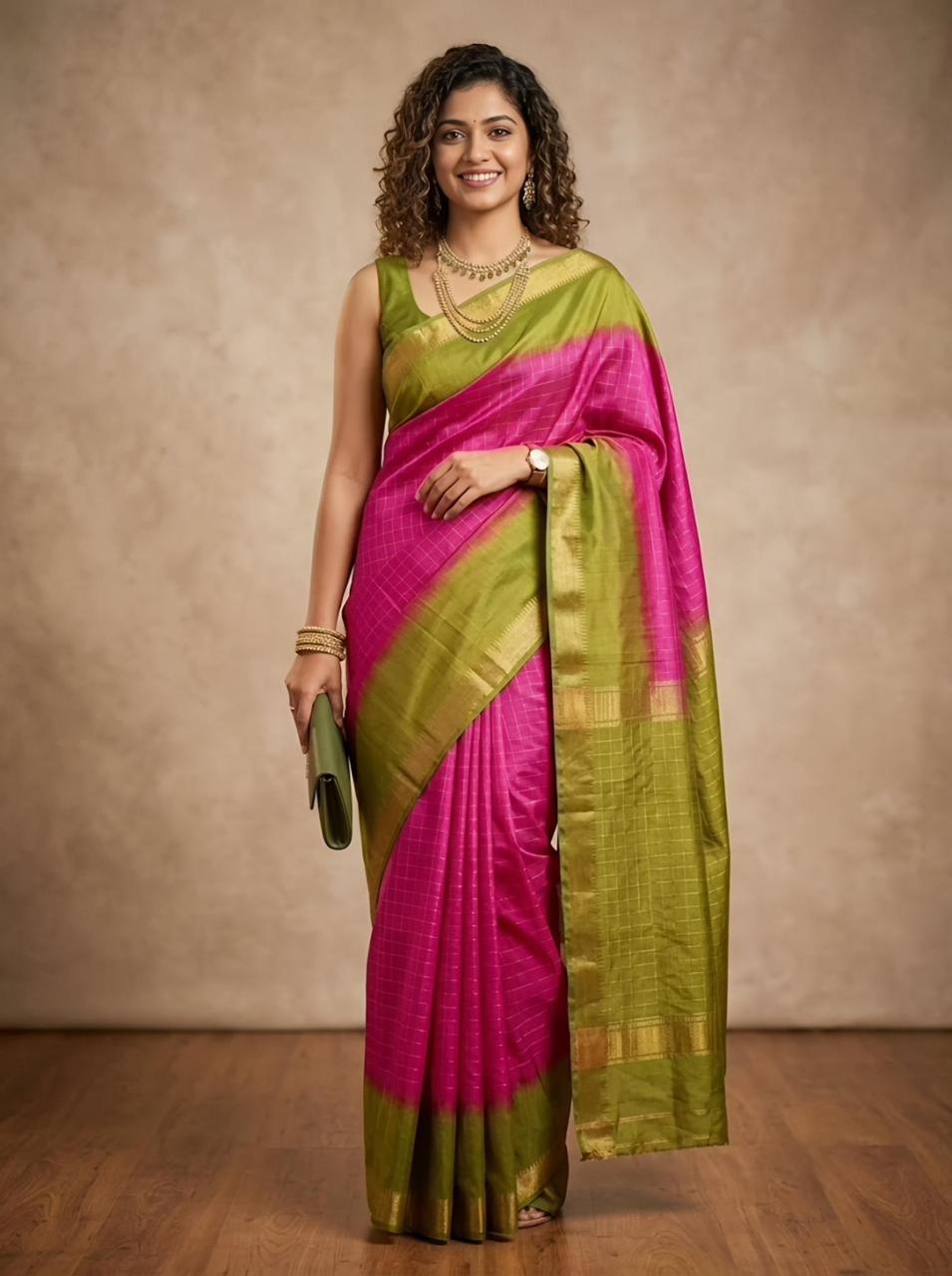 Kavitha Semi-Tussar silk
