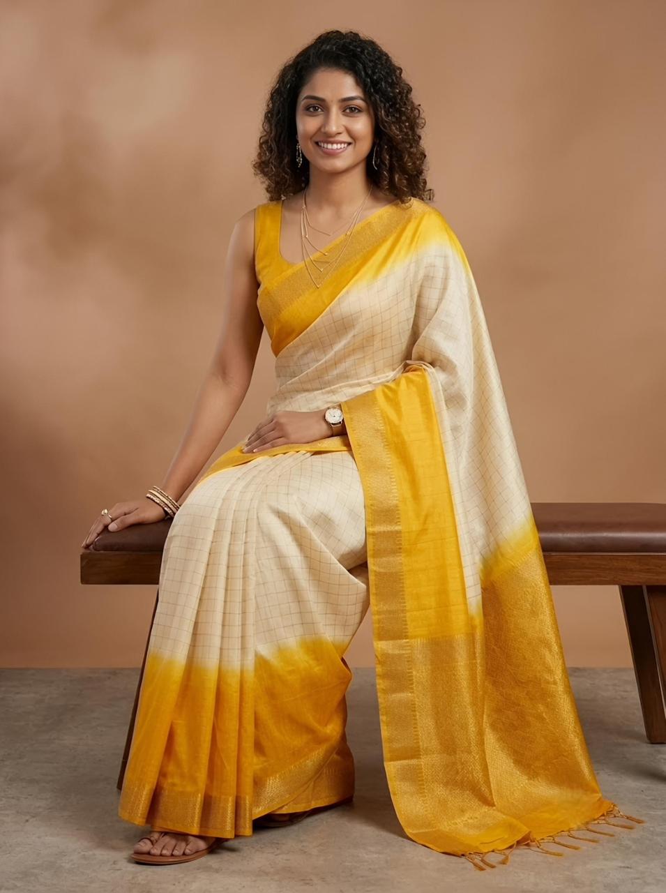 Fathima Semi-Tussar silk