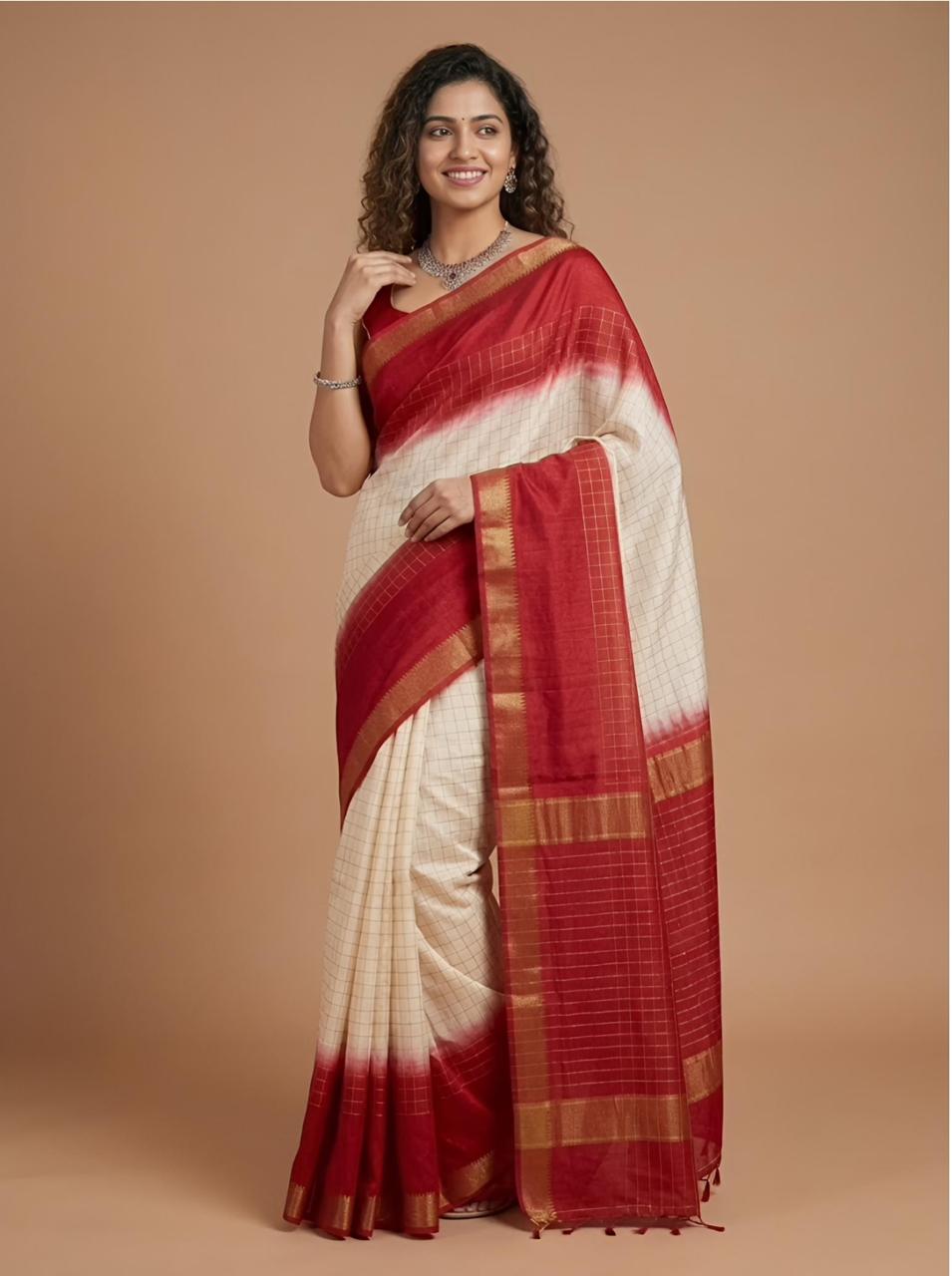 Nisha Semi-Tussar silk