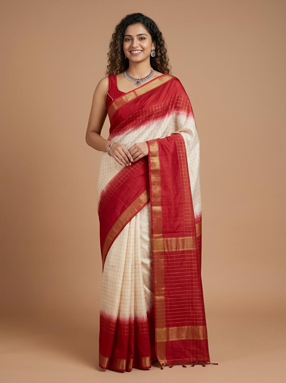 Nisha Semi-Tussar silk