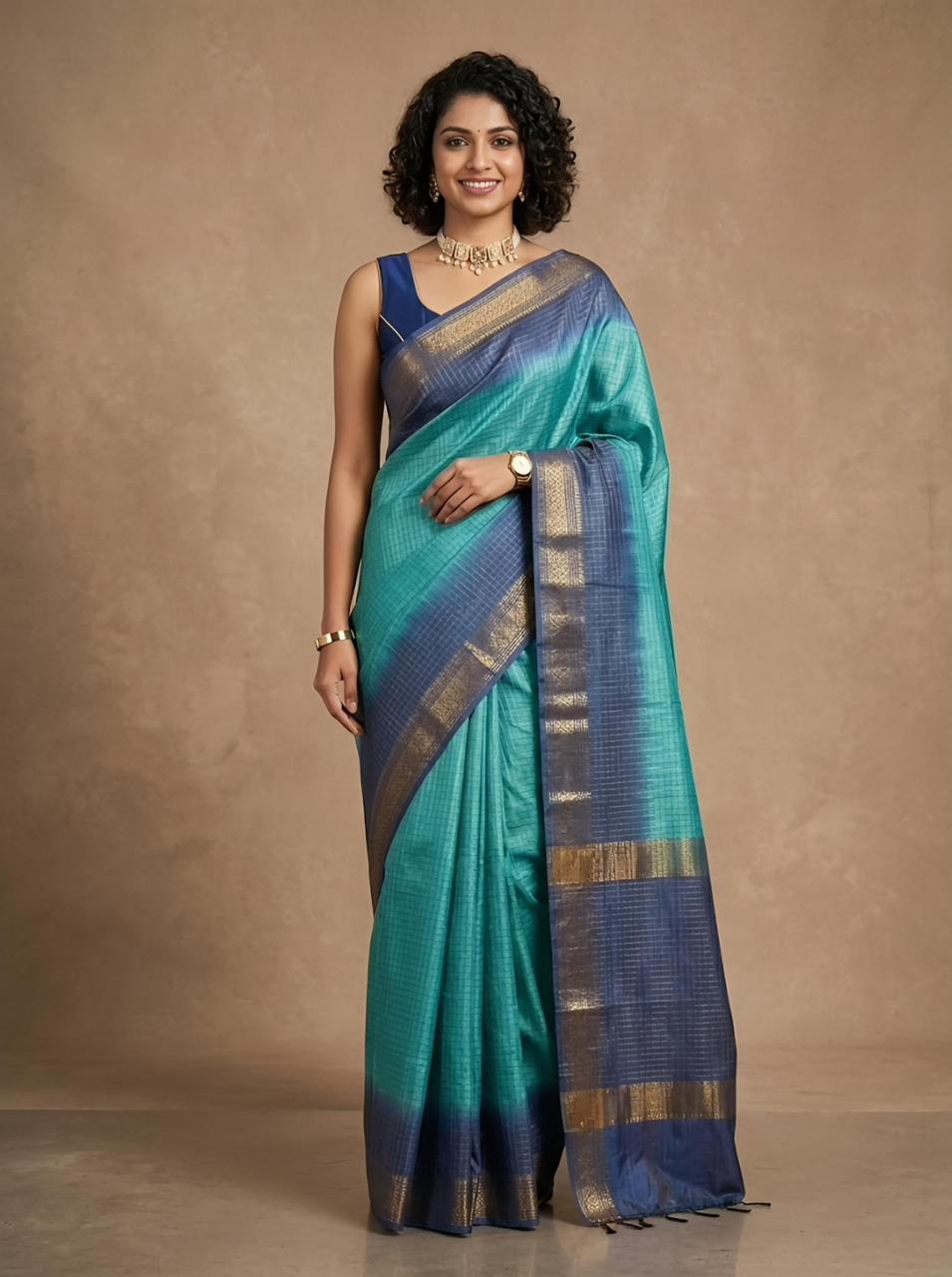 Prisha Semi-Tussar silk