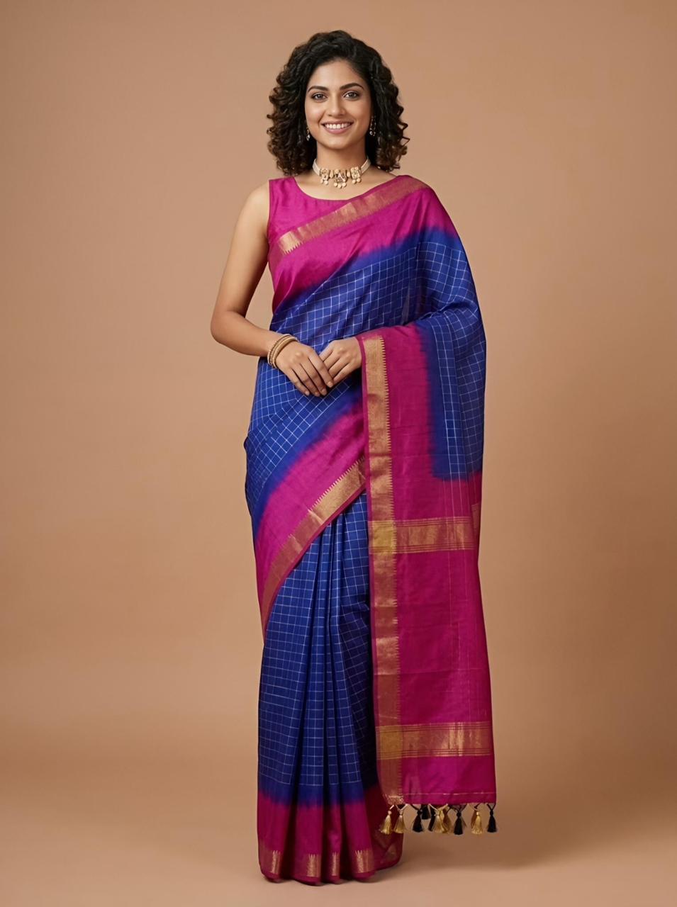 Aadhya Semi-Tussar silk